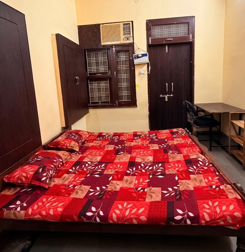R Residency Global Hostel Room Interior